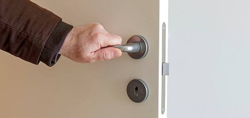 Restroom Locks Privacy Bolt Installation in Covina, California